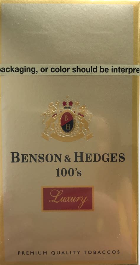 benson and hedges gold boxes